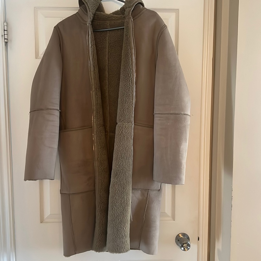 Reversable coat zara